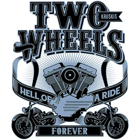 Kruskis Two Wheels Eco Kortärmad T-shirt (Unisex)
