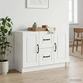 vidaXL 895805 Sidebord 2 skuffer 2 dører 89x34.5x57cm