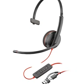 Poly Blackwire 3210 monaurale USB-C hodetelefoner 8X214A6