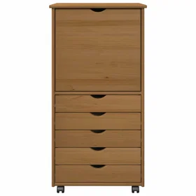vidaXL 42028368 Oppbevaringsskap 5 Skuffer Mobil Oppbevaring 53x39x103cm