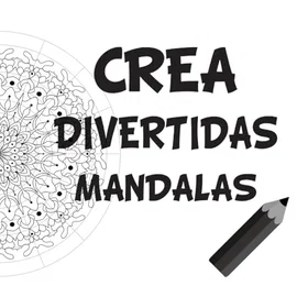 Crea Divertidas Mandalas Färgläggningsbok