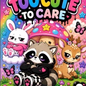 Too Cute To Care: Color Your Feelings, Keep Your Attitude Färgläggningsbok