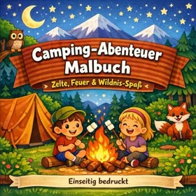 Camping-Abenteuer Malbuch Färgbok