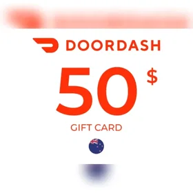 DoorDash Gavekort 50 AUD (AU)