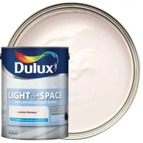 Dulux Light + Space Matt Emulsion Paint Jasmine Shimmer 5L