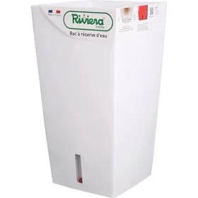 Riviera Fyrkantig Plast Blomsterpotte 28x28xH52cm
