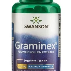 Swanson Graminex Blomsterpollenextrakt 500mg 60 Kapslar