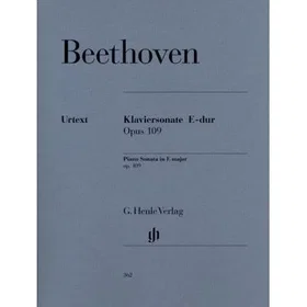 Henle Verlag Beethoven Sonate pour piano n° 30 en mi majeur op. 109
