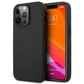 Mercedes-AMG Læder Hot Stamped Case til iPhone 14 Pro Max