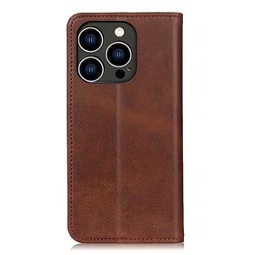 Lompakko Läder Plånbokfodral för iPhone 15 Pro