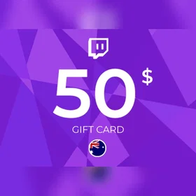 Twitch Presentkort Key 50 AUD