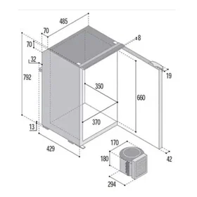 Vitrifrigo C95l Kjøleskap
