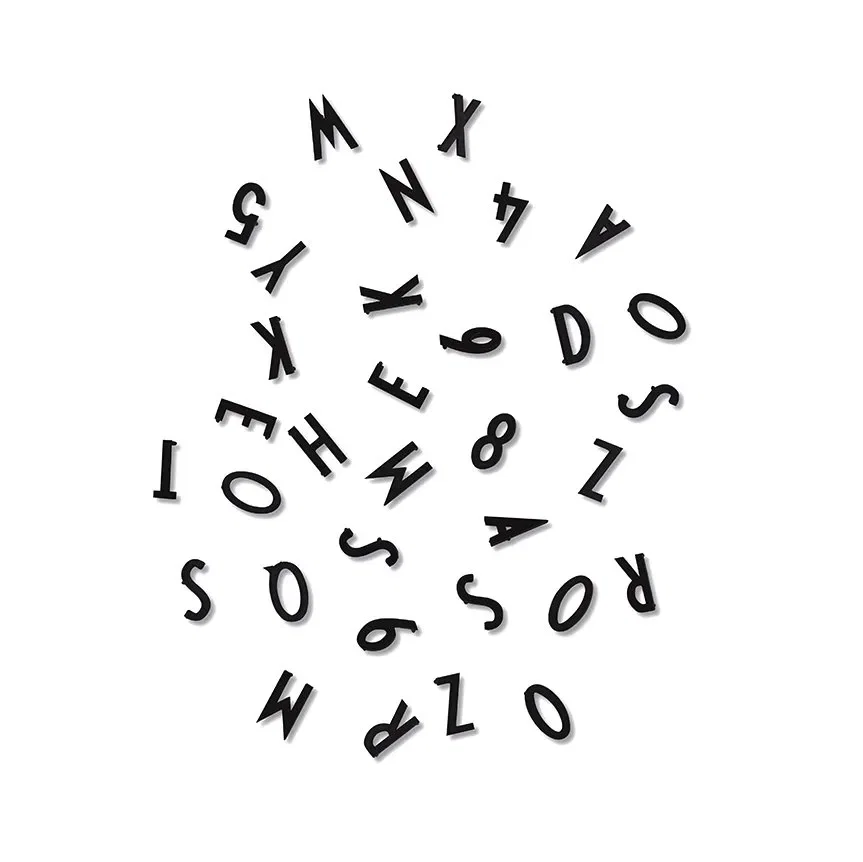 Design Letters Letter Black 20mm