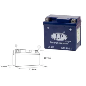Lp Landport GTX5-3 Gel Batteri 4.5Ah