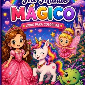 MI Mundo Mágico Färgläggningsbok för Barn