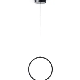 Macro Design Halo Taklampa Matt Svart / 1 Ring 7042279