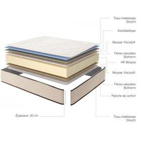 Moonia Golden Class Max Matelas Mousse 90x190cm