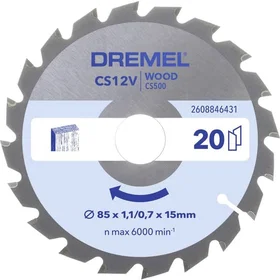 Dremel CS500 Träskivelsågblad 85x1,1/0,7x15mm