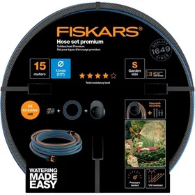 Fiskars Slanghållare med 15m slang 13mm