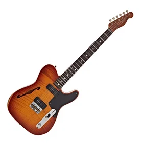 Fender Custom Shop Artisan Dual P90 Flame Maple Top Tele Relic Aged Tobacco Sunb