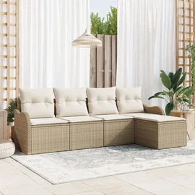 vidaXL Hage Sofasett med Pute 5 Deler 3354330