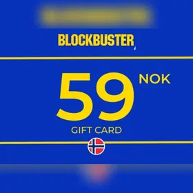 Blockbuster Gift Card 59 NOK