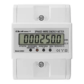 Qoltec Energimätare 3Fas 100A 400V