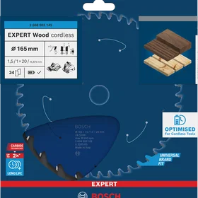 Bosch Expert For Tre Sagblad 165x20mm 24T Karbid