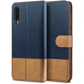 BEZ Étui Portefeuille avec Pied et Fermeture Magnétique pour Samsung Galaxy A50