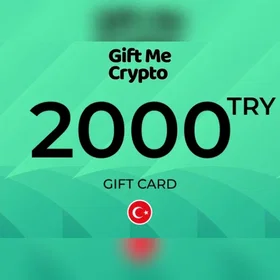 Gift Me Crypto Gavekort 2000 TRY