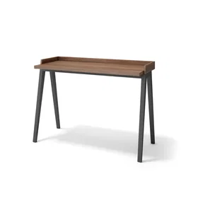 Herdasa Bureau en hêtre et placard noyer graphite 81x111x50cm