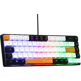 The G-Lab KEYZ HYDROGEN AZERTY Trådbunden Svart/Vit/Orange