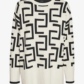 Vero Moda vmSaba Art Langstrikket genser (Dame)
