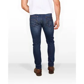 Skull Rider Tappared Distressed Effect Jeans (Men's)