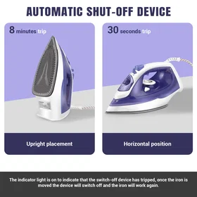DAYPLUS FV5872G0 Electric Steam Iron Ultraglide Anti-Scale Plus 2400W 0.35L