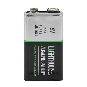 Lighthouse Alkaline 9V LR61 1100mAh