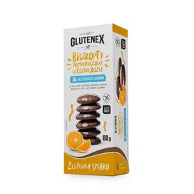 Glutenex Orange Sponge Biscuits in Chocolate 80g