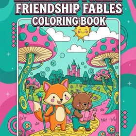 Enchanted Forest Friendship Fables Coloring Book