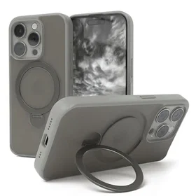 EAZY CASE Ringfodral med 360-graders ring för iPhone 15 Pro