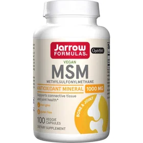 Jarrow Formulas Msm Sulfur 1000mg 100 Capsules