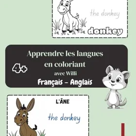 Apprendre Les Langues En Coloriant Français – Anglais Färgläggningsbok för barn