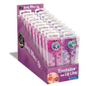 Clementoni Crazy Chic Eyeshadow and Lip Liner Flower Pink/Purple