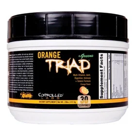 Controlled Labs Orange Triad + Greens Lemon Iced Tea 0.418kg