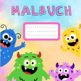 Monster-Spaß Das Große Malbuch för Barn
