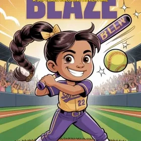 220 Blaze Softball Färgläggningsbok för barn