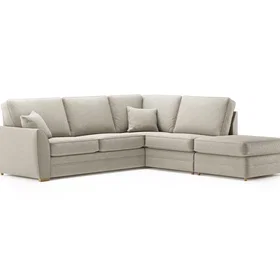 Oak&More Bella Stone Chaise Corner Sofa BEL-STONE-CHAISE-RHF