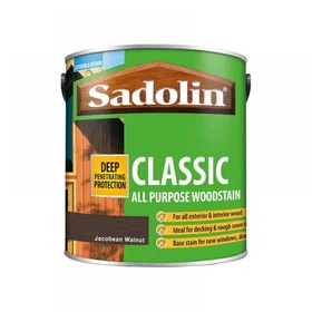 Sadolin Classic Woodstain Jacobean Walnut 2.5L