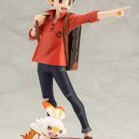 Kotobukiya Artfxj Victor & Scorbunny Statue
