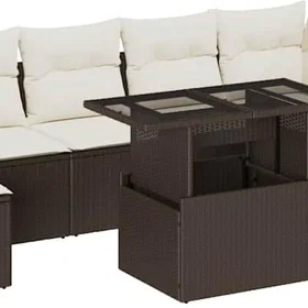 vidaXL Sofasett med Pute 9 Deler 3349054