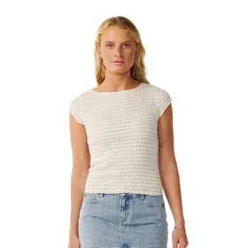 Rip Curl Bossa Nova Textured T-shirt à manches courtes (Femme)